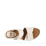 Sofft Shoes Castello Platform Sandals for Women in Tapioca Grey