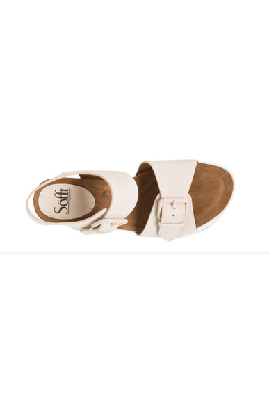 Sofft Shoes Castello Platform Sandals for Women in Tapioca Grey