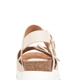 Sofft Shoes Castello Platform Sandals for Women in Tapioca Grey