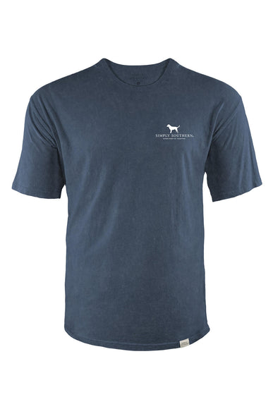 Simply Southern Men's Shirts Lighthouse T-Shirt for Men in Grey