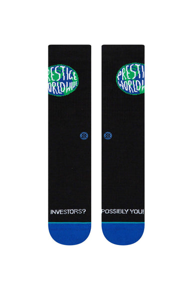 Stance Step Brothers Prestige Worldwide Crew Socks for Men in Blue
