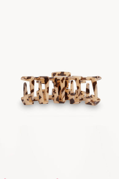 Teleties Medium Claw Clip in Light Brown