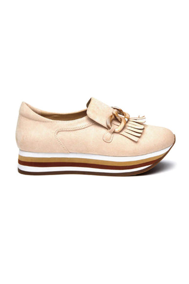 Coconuts by Matisse Bess Platform Loafers for Women in Ivory