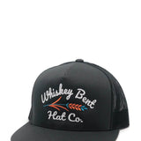 Whiskey Bent Troubador Trucker Hat for Men in Charcoal