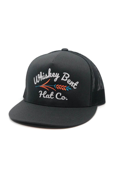 Whiskey Bent Troubador Trucker Hat for Men in Charcoal